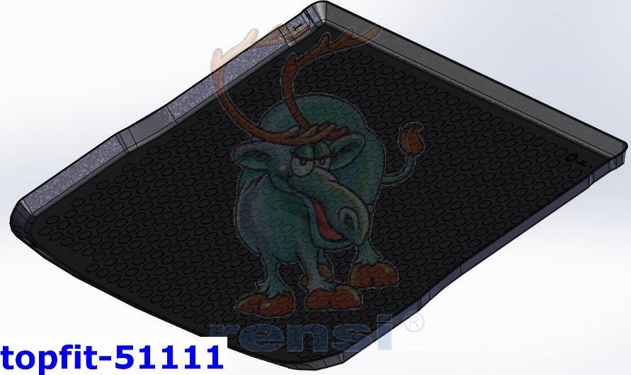 RENSI 51111 - Boot / Cargo Area Tray car-mod.net