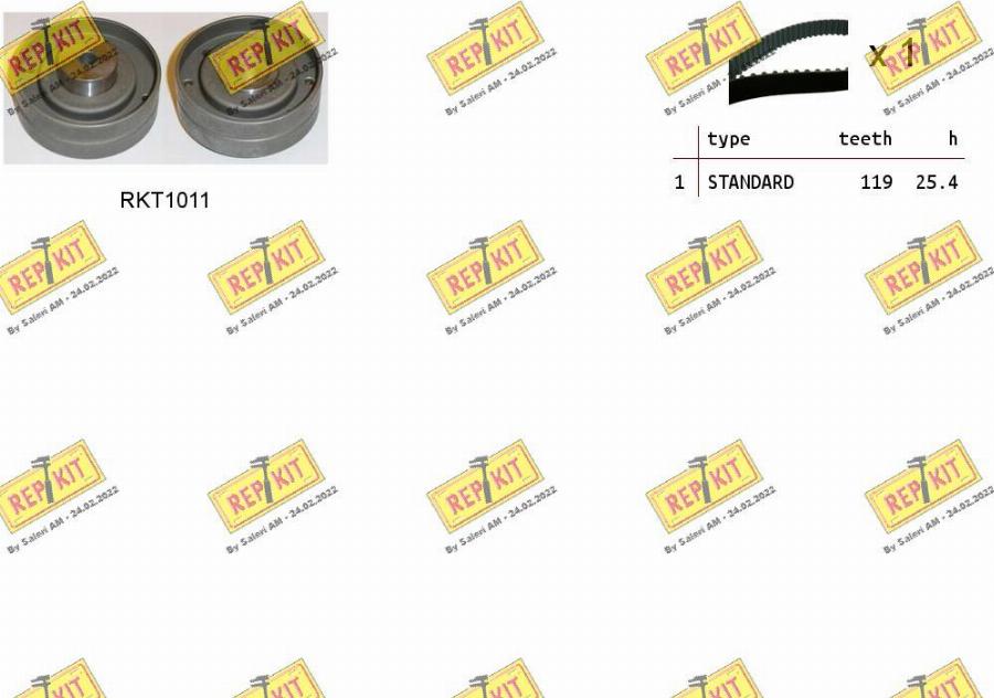 REPKIT RKTK0962 - Timing Belt Set car-mod.net