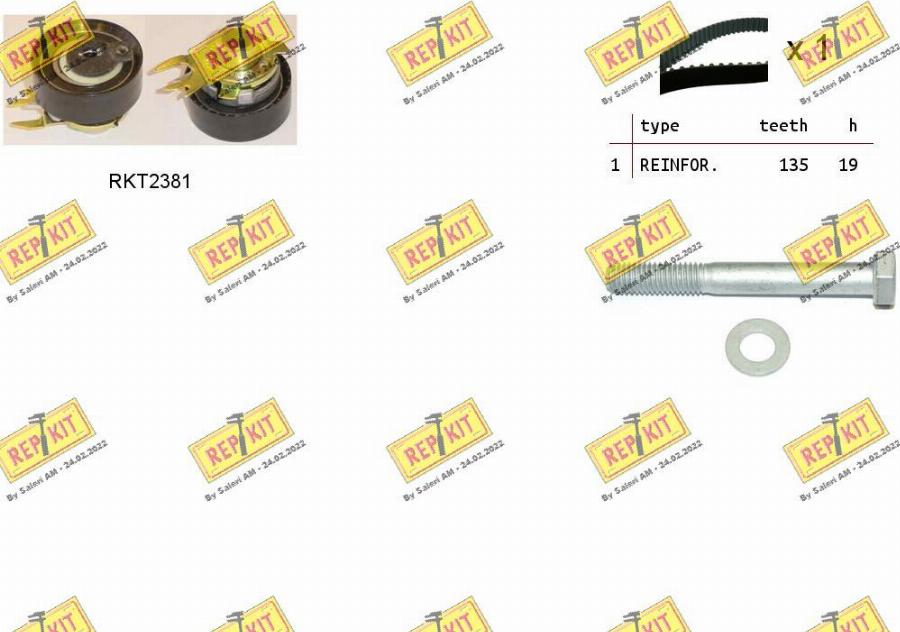 REPKIT RKTK0902 - Timing Belt Set car-mod.net