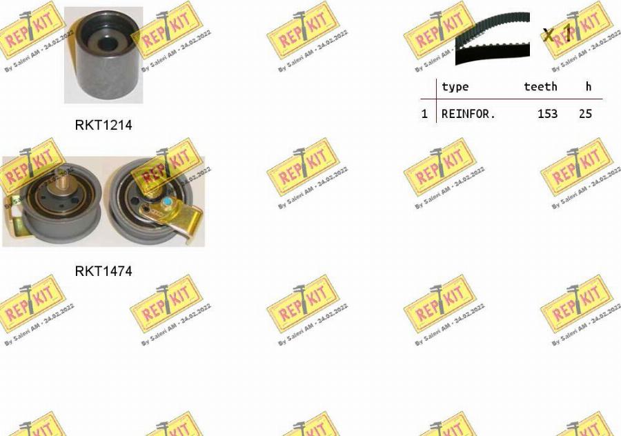 REPKIT RKTK0910 - Timing Belt Set car-mod.net