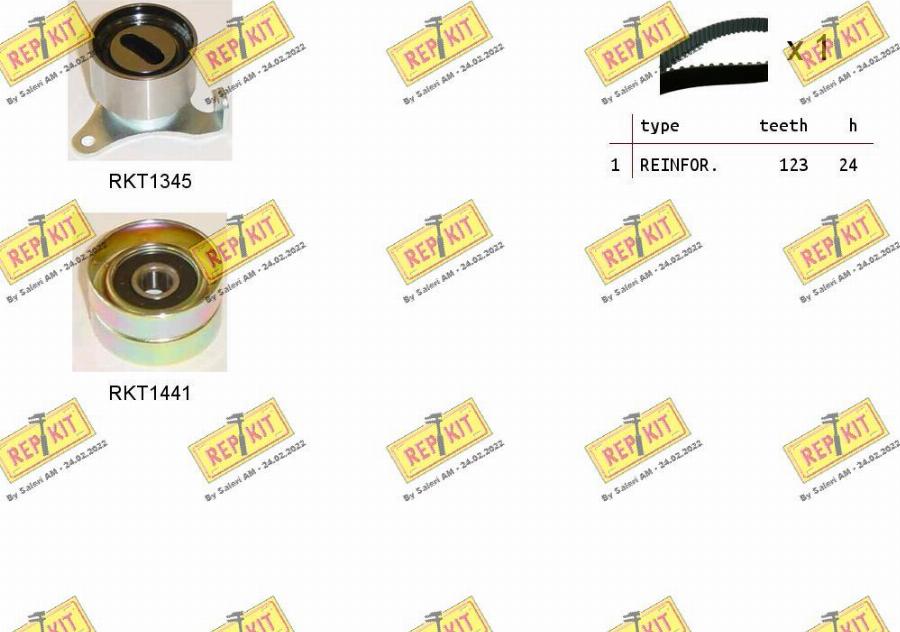 REPKIT RKTK0989 - Timing Belt Set car-mod.net