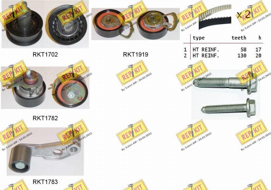 REPKIT RKTK0939 - Timing Belt Set car-mod.net