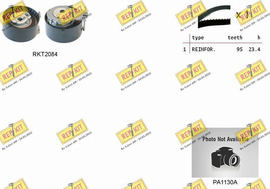 REPKIT RKTK0922PA - Water Pump & Timing Belt Set car-mod.net