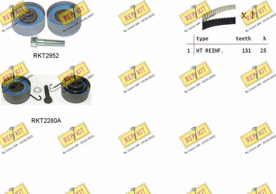REPKIT RKTK0868A - Timing Belt Set car-mod.net