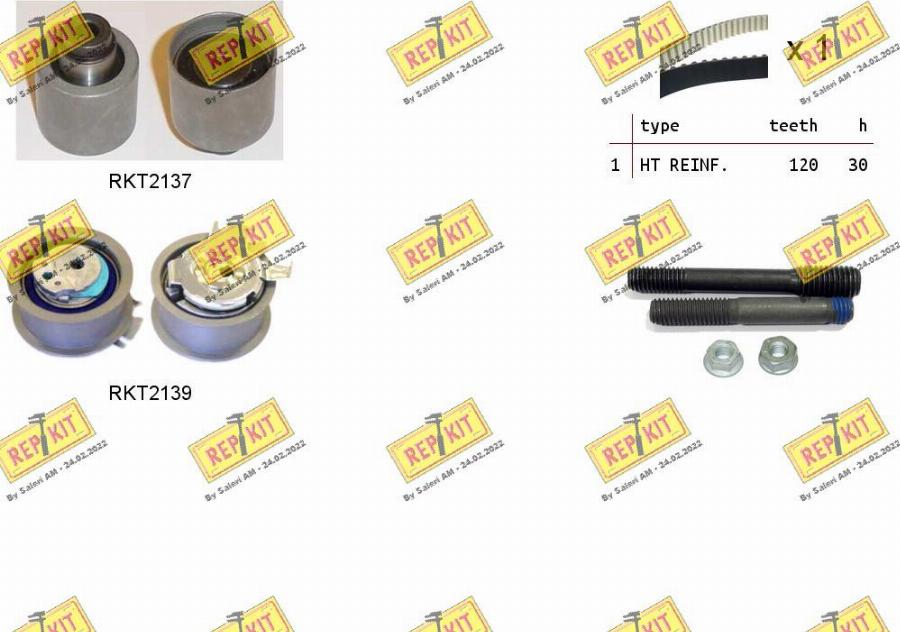 REPKIT RKTK0867 - Timing Belt Set car-mod.net