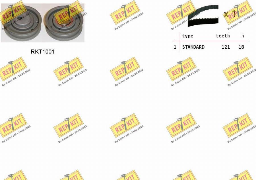 REPKIT RKTK0816 - Timing Belt Set car-mod.net
