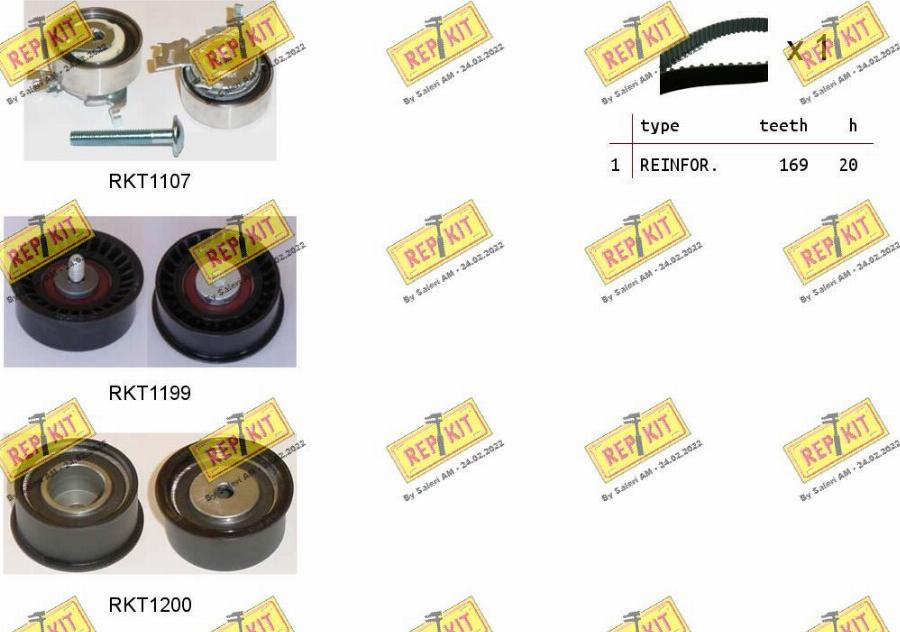 REPKIT RKTK0810 - Timing Belt Set car-mod.net
