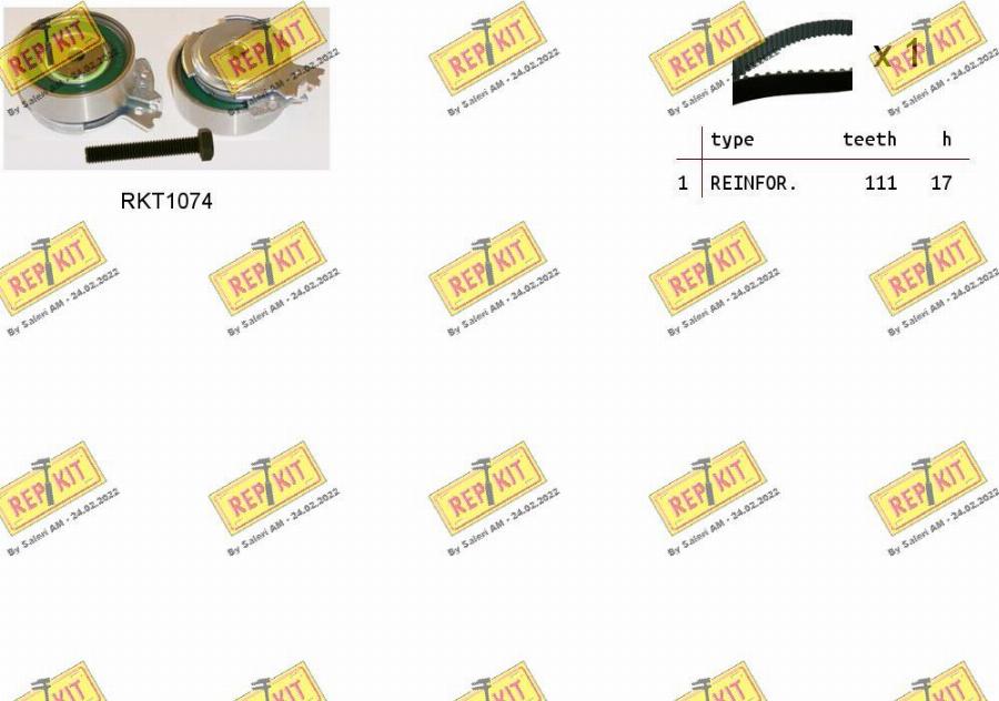 REPKIT RKTK0813 - Timing Belt Set car-mod.net