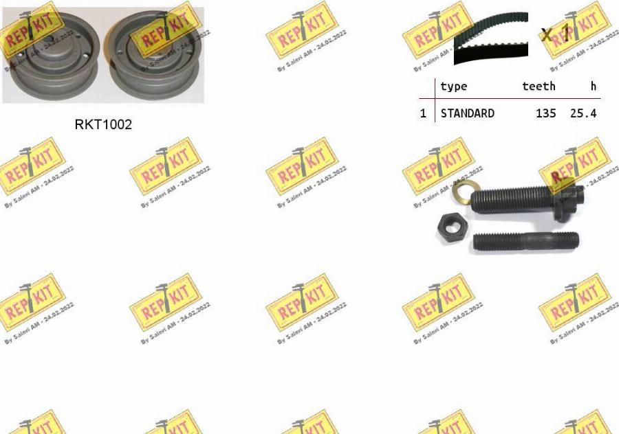 REPKIT RKTK0876 - Timing Belt Set car-mod.net