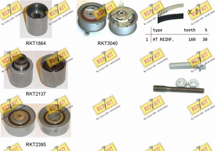 REPKIT RKTK1096 - Timing Belt Set car-mod.net