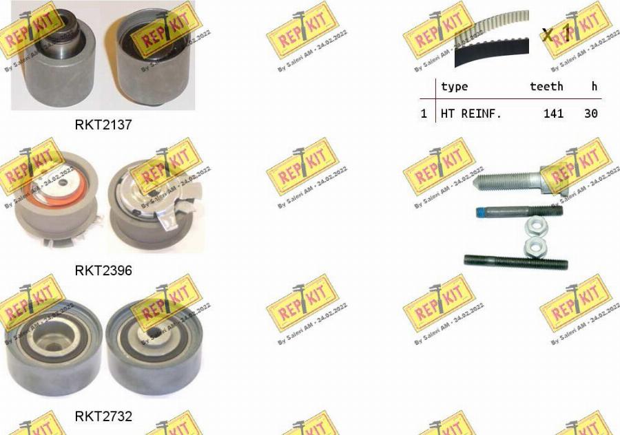 REPKIT RKTK1090 - Timing Belt Set car-mod.net