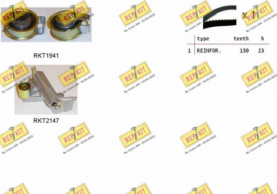 REPKIT RKTK1055 - Timing Belt Set car-mod.net