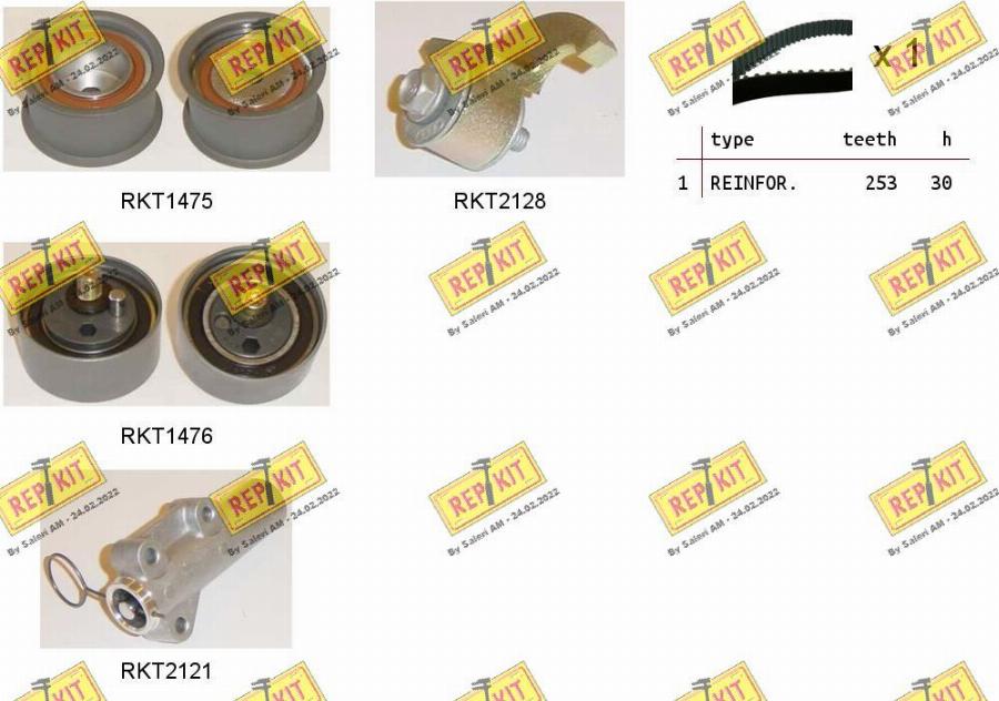 REPKIT RKTK1051 - Timing Belt Set car-mod.net