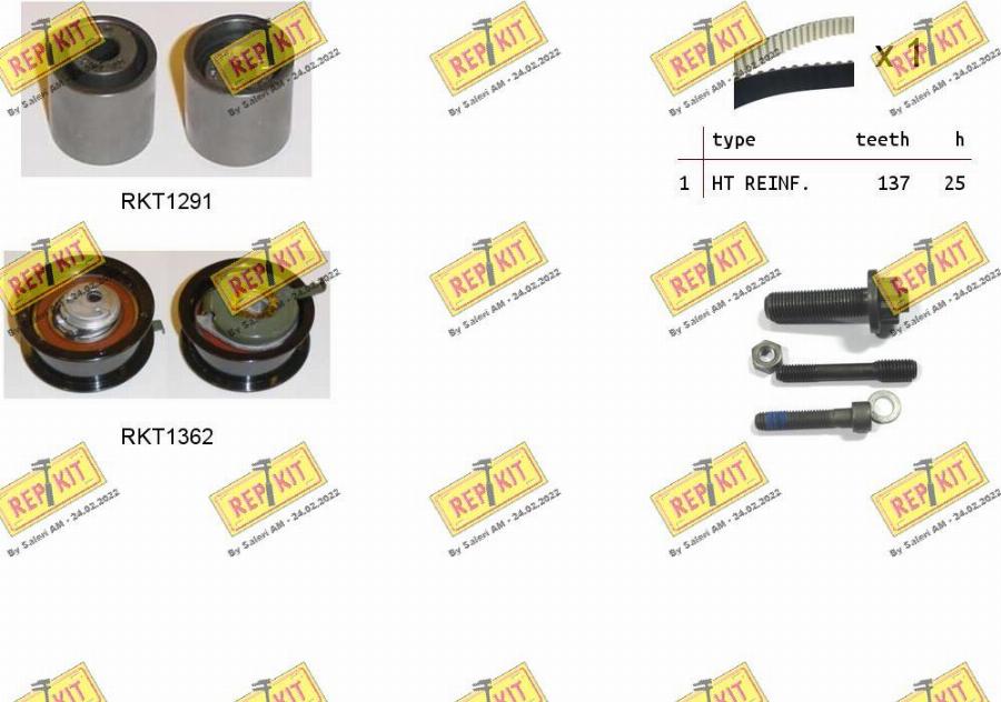 REPKIT RKTK1024 - Timing Belt Set car-mod.net