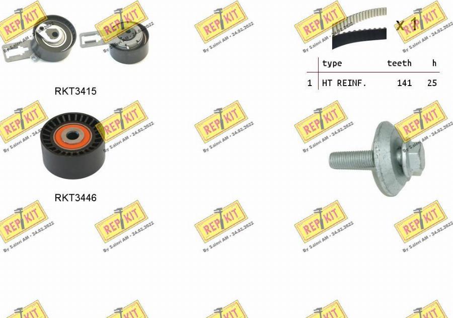 REPKIT RKTK1148 - Timing Belt Set car-mod.net