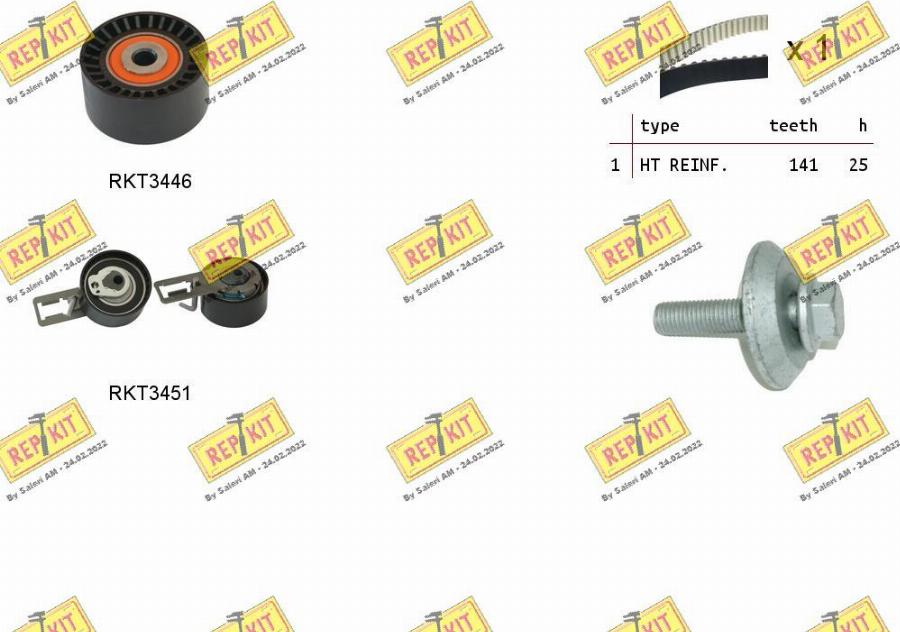 REPKIT RKTK1158 - Timing Belt Set car-mod.net