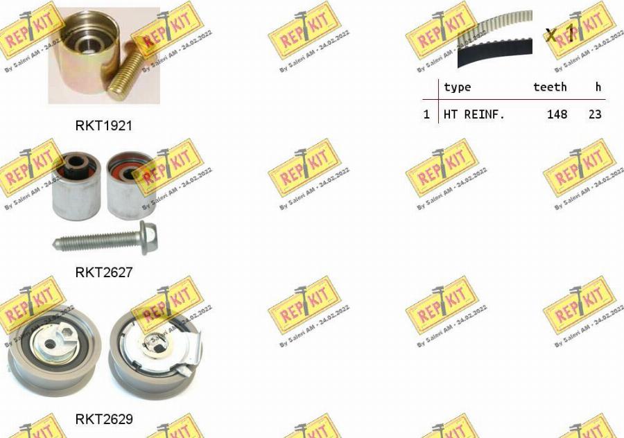 REPKIT RKTK1109 - Timing Belt Set car-mod.net
