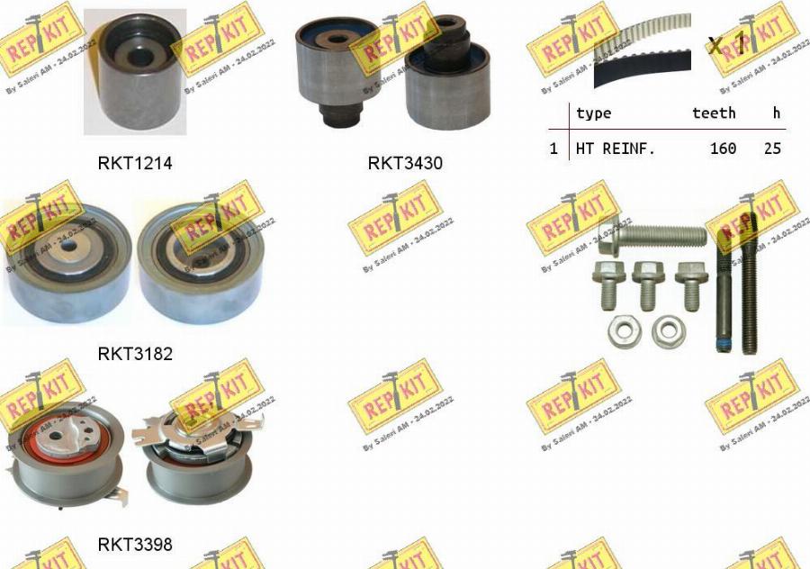 REPKIT RKTK1125 - Timing Belt Set car-mod.net
