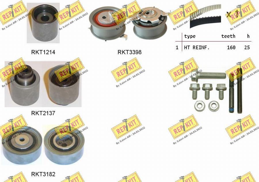 REPKIT RKTK1123 - Timing Belt Set car-mod.net