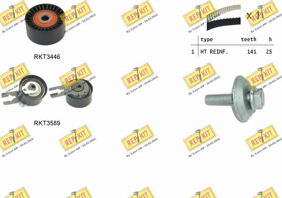 REPKIT RKTK1170 - Timing Belt Set car-mod.net