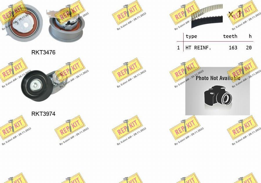 REPKIT RKTK1299 - Timing Belt Set car-mod.net
