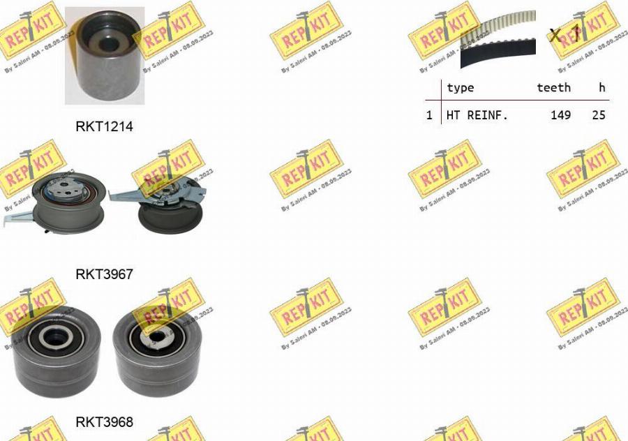 REPKIT RKTK1298 - Timing Belt Set car-mod.net