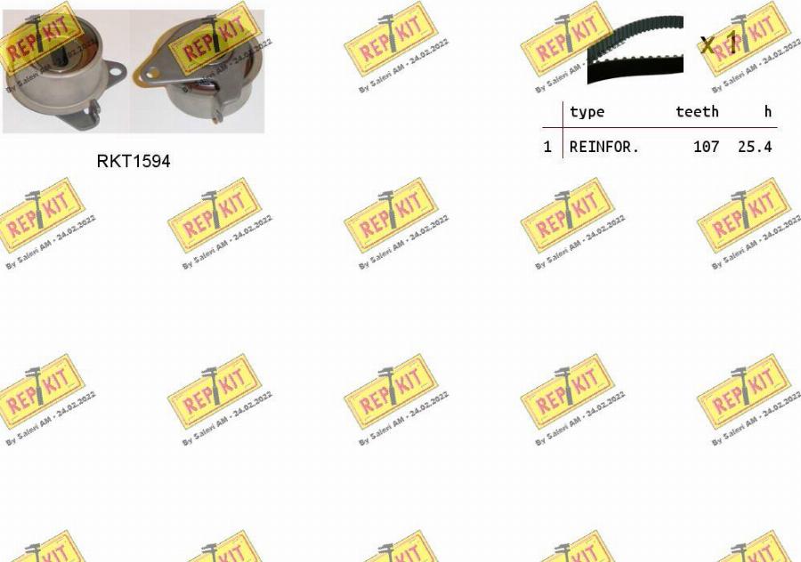 REPKIT RKTK1244 - Timing Belt Set car-mod.net