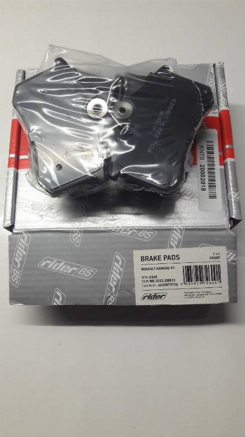 RIDER RD.3323.DB823 - Brake Pad Set, disc brake car-mod.net