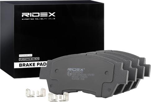 RIDEX 402B0545 - Brake Pad Set, disc brake car-mod.net