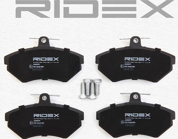 RIDEX 402B0079 - Brake Pad Set, disc brake car-mod.net
