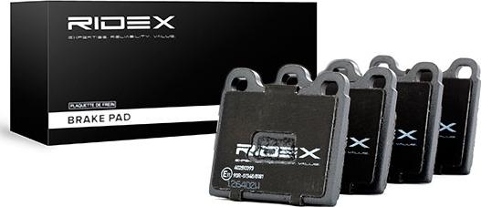RIDEX 402B0393 - Brake Pad Set, disc brake car-mod.net