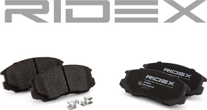 RIDEX 402B0243 - Brake Pad Set, disc brake car-mod.net