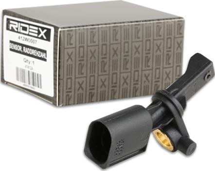 RIDEX 412W0098 - ABS sensor, wheel speed car-mod.net