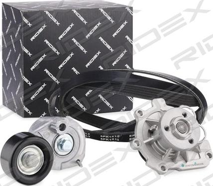 RIDEX 4172P0026 - Water Pump + V-Ribbed Belt Set car-mod.net