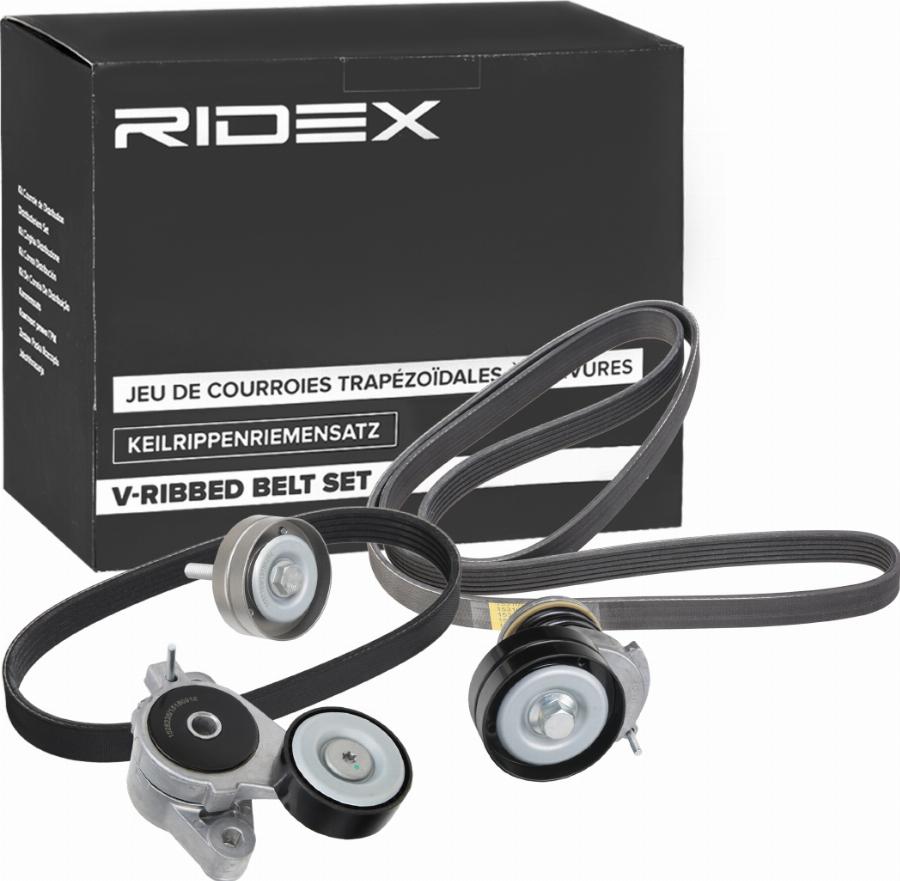 RIDEX 542R0598 - V-Ribbed Belt Set car-mod.net
