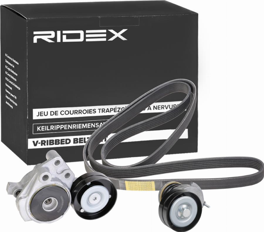 RIDEX 542R0643 - V-Ribbed Belt Set car-mod.net