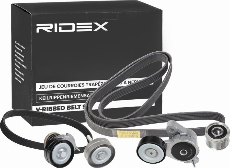 RIDEX 542R0321 - V-Ribbed Belt Set car-mod.net