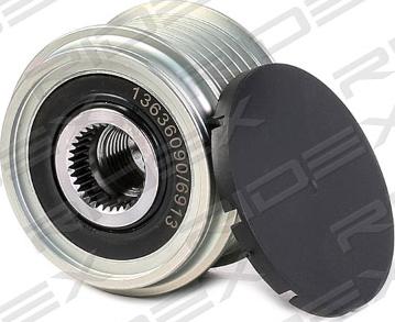 RIDEX 1390F0056 - Pulley, alternator, freewheel clutch car-mod.net