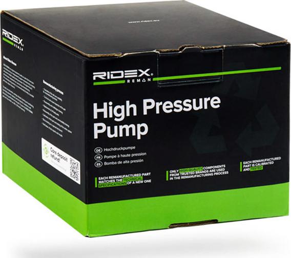 RIDEX 3918H0203R - High Pressure Pump car-mod.net
