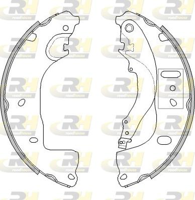 Roadhouse 4539.00 - Brake Shoe, Drum brakes car-mod.net