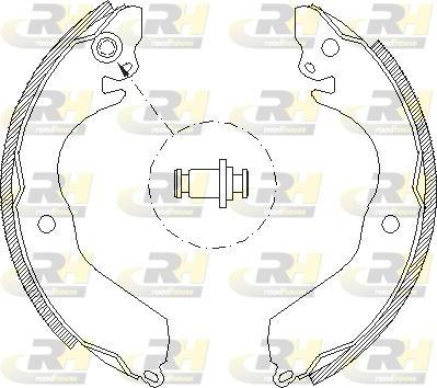 Roadhouse 4647.00 - Brake Shoe, Drum brakes car-mod.net