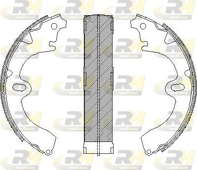 Roadhouse 4097.00 - Drum Brake Shoe Set car-mod.net
