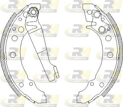 Roadhouse 4045.00 - Brake Shoe, Drum brakes car-mod.net