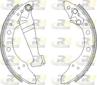 Roadhouse 4046.01 - Brake Shoe, Drum brakes car-mod.net