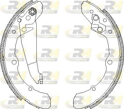 Roadhouse 4048.00 - Brake Shoe, Drum brakes car-mod.net