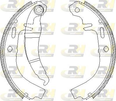 Roadhouse 4025.00 - Brake Shoe, Drum brakes car-mod.net