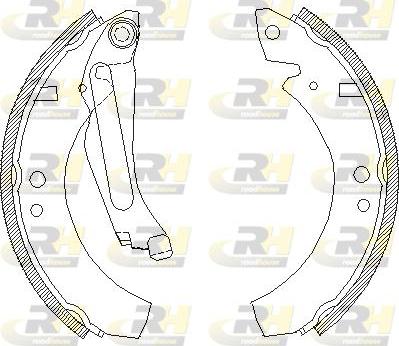 Roadhouse 4023.00 - Brake Shoe, Drum brakes car-mod.net