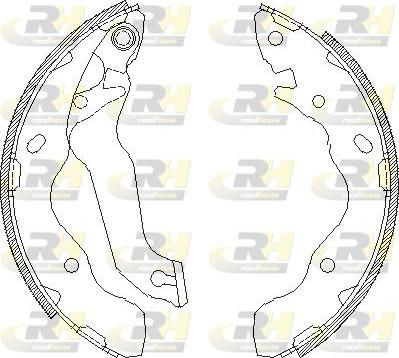 Roadhouse 4141.00 - Brake Shoe, Drum brakes car-mod.net