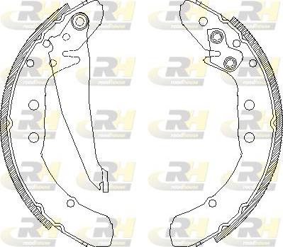 Roadhouse 4397.00 - Brake Shoe, Drum brakes car-mod.net