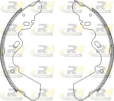 Roadhouse 4337.00 - Brake Shoe, Drum brakes car-mod.net